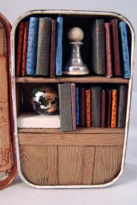 "Tiny Library Filled with Wee Books and a Deep, Dark, Secret,"  Artist, TheMistressT.  Accessed 10 February 2013.