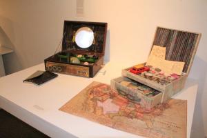 From the Mount Ida College Gallery Book Art Exhibit, "Visions from Afar"