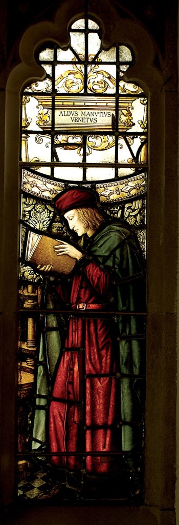 Aldus Manutius, John Rylands Library, University of Manchester