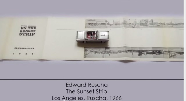 Giulio Maffei, Edward Ruscha's The Sunset Strip, 1966, 2015