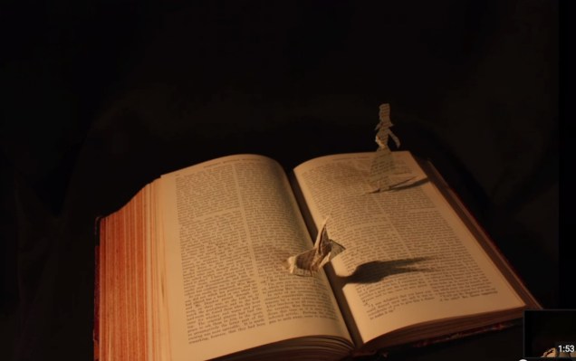 Danielle Lathrop, Book Art, 2013 The White Rabbit and Alice sequence