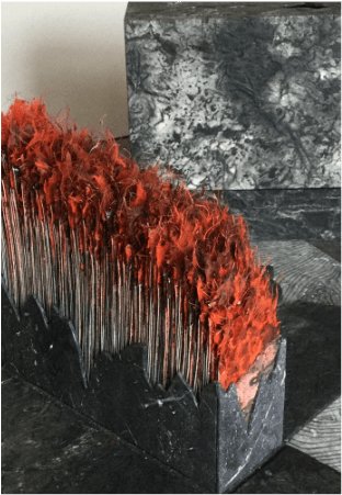 Holuhraun, 2014-2015. "The pages are contained within an exploding box structure where the sides collapse as the lid is removed."