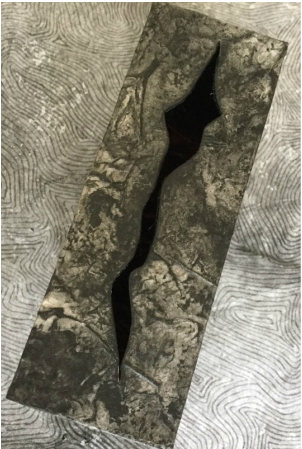 Holuhraun, 2014-2015. Top view of closed box. 