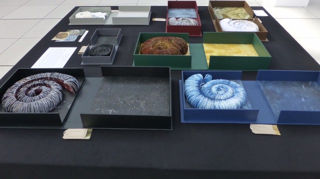 Chris Ruston The Great Gathering, Seven books, seven moments in time (2015) Mixed media