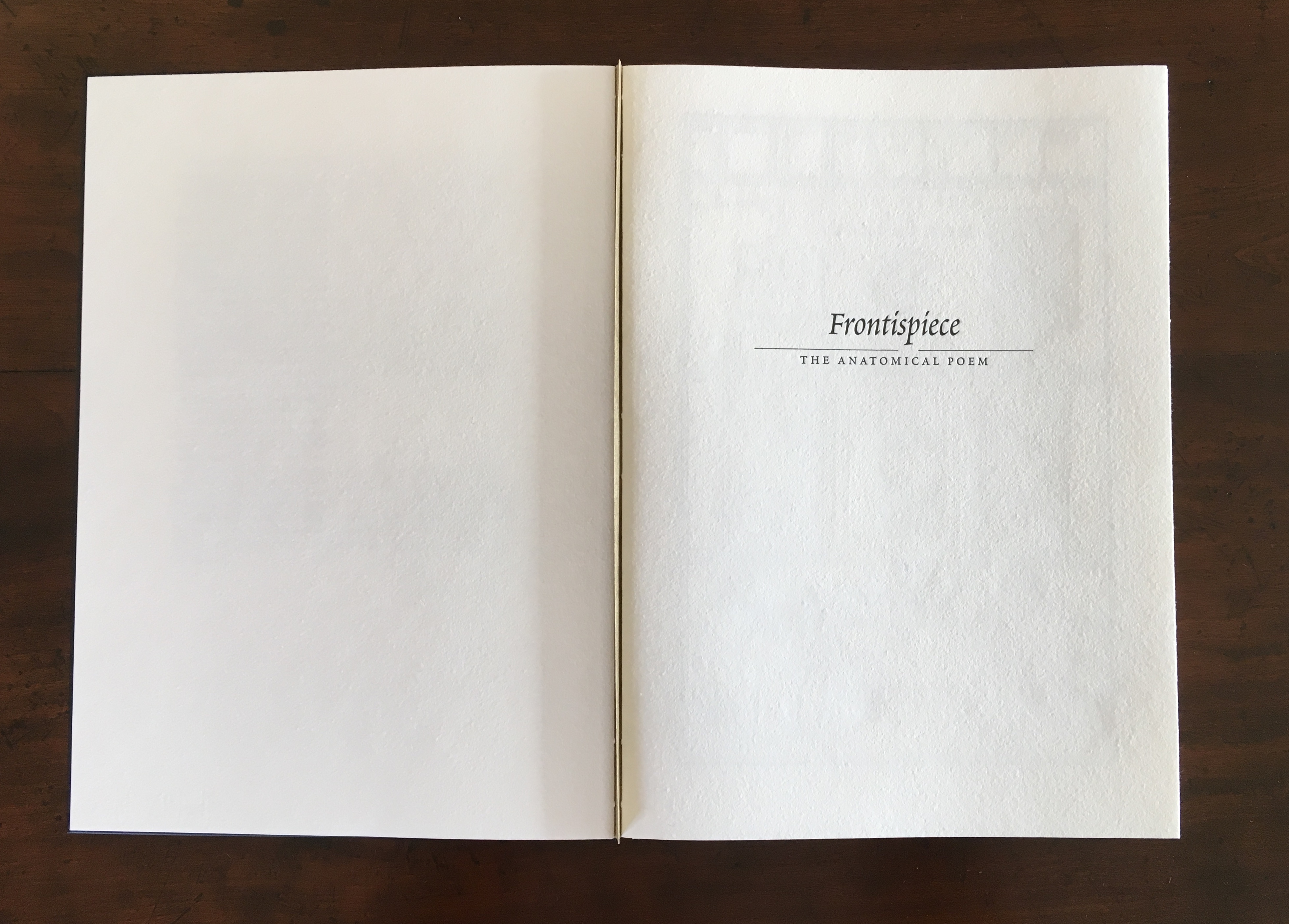 Frontispiece double page spread
