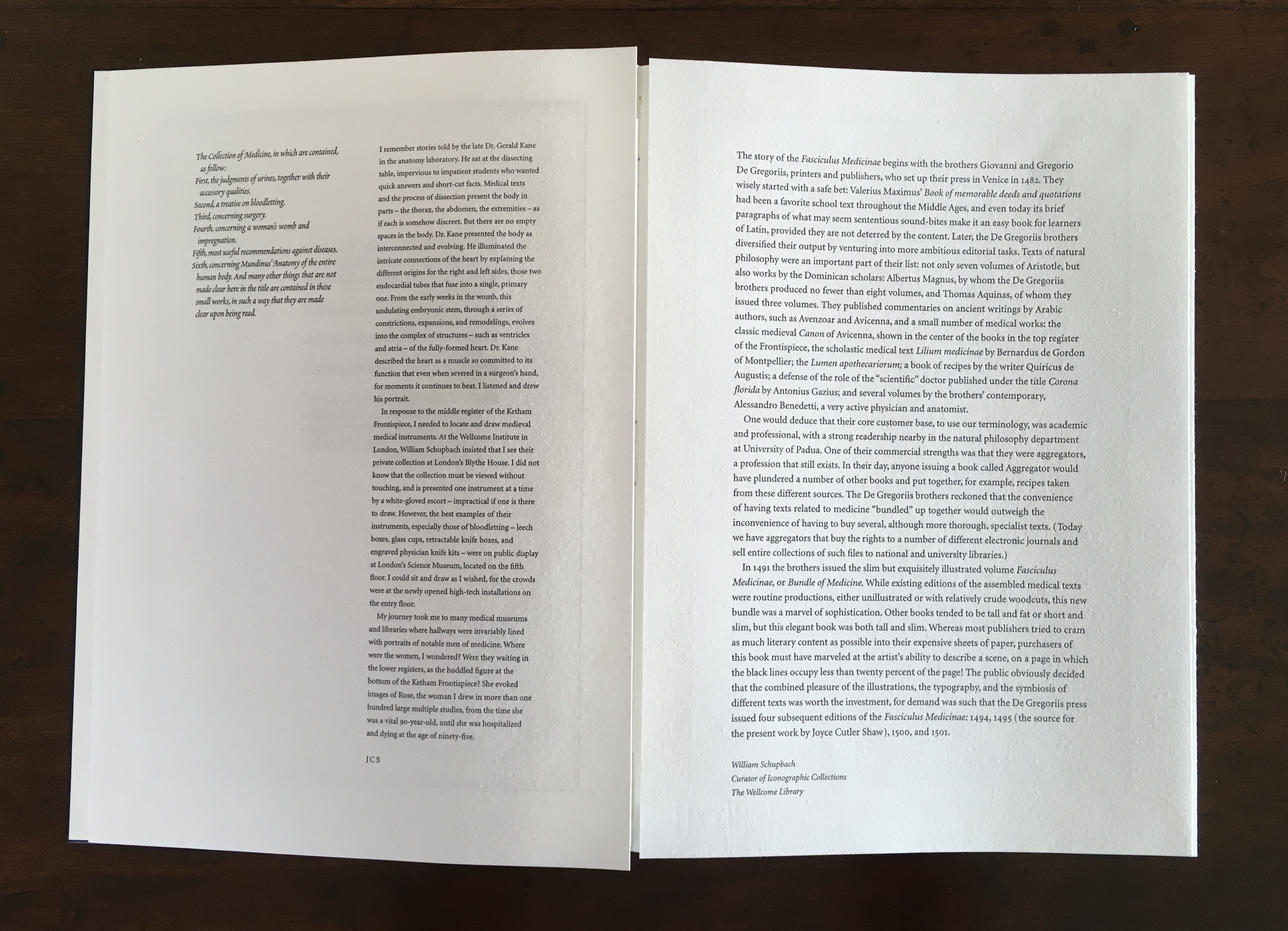 French fold of the frontispiece